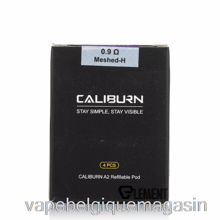 Vape Belgique Uwell Caliburn A2 Dosettes De Remplacement 0.9ohm Caliburn A2 Pods